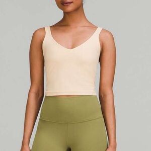 EUC Lululemon Align Tank Top | Sz 12 | Prosecco (beige) | no pads